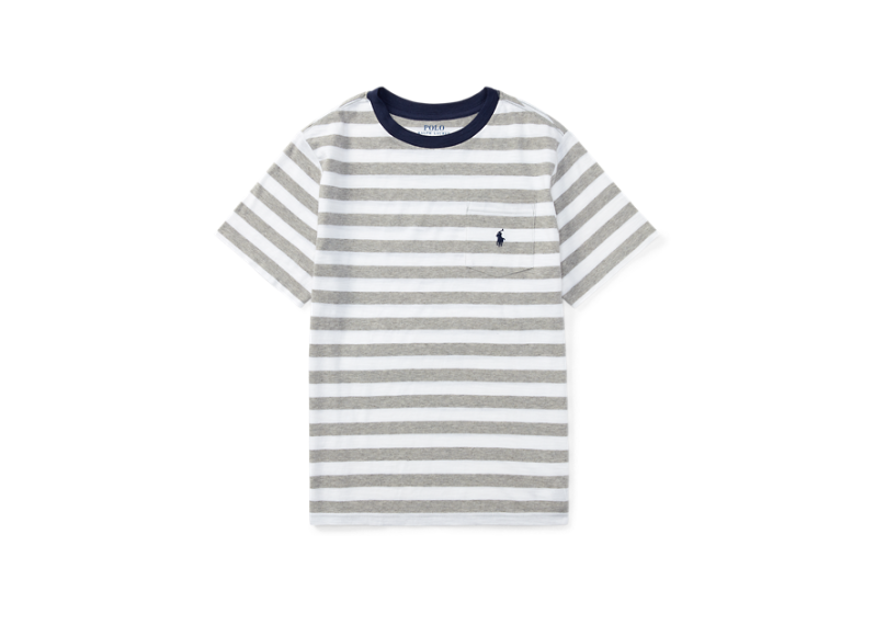 大童 Striped Cotton Jersey T-Shirt